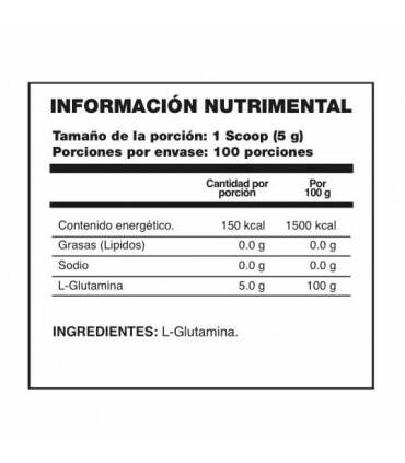 Glutamina 500g Adictos Al Gym