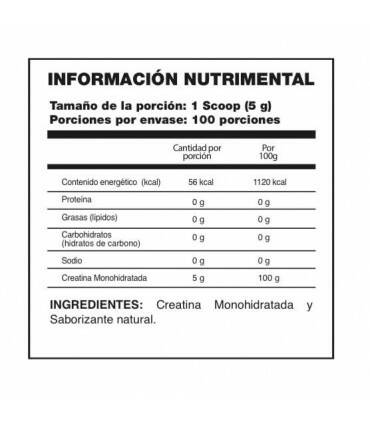 Creatina 500g Adictos Al Gym