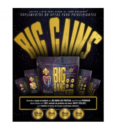 Big Bang Iso Protein 5.2lbs de Dark Matter Mint Chocolate